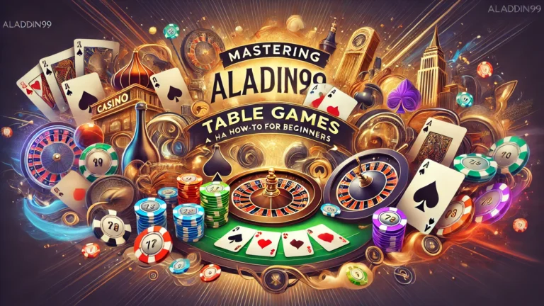 Mastering Aladdin99 Table Games A How-to Guide for Beginners