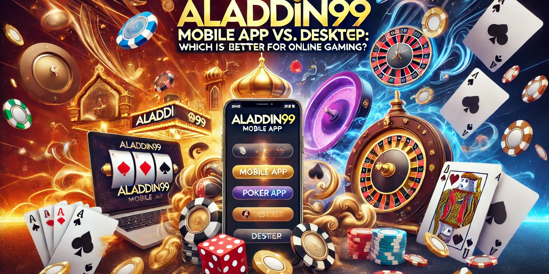 Aladdin99 Mobile App vs. Desktop