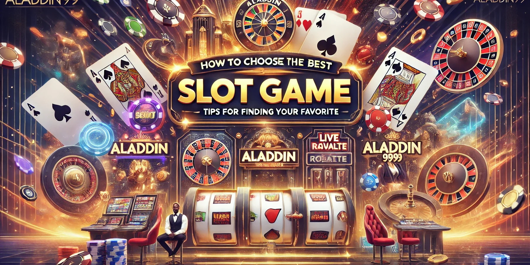 How to Choose the Best Slot Game on Aladdin99