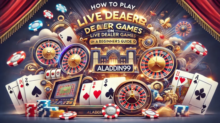 How to Play Live Dealer Games on Aladdin99