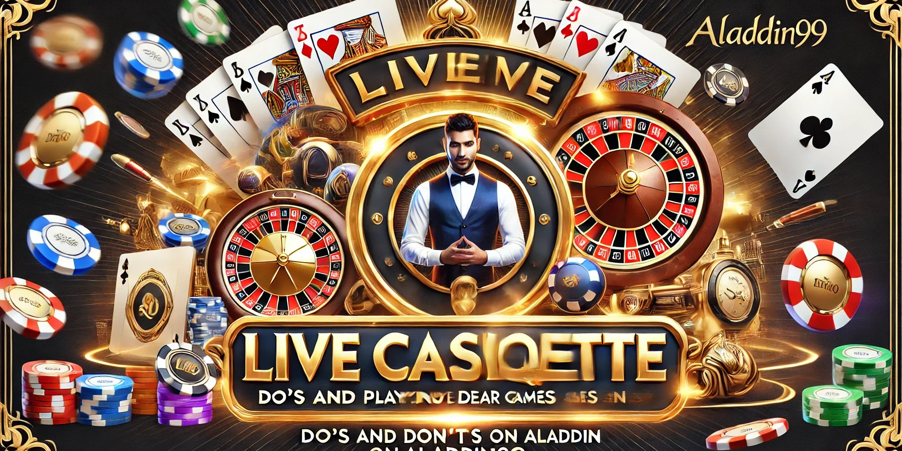 Do’s and Don’ts for Playing Live Dealer Games on Aladdin99